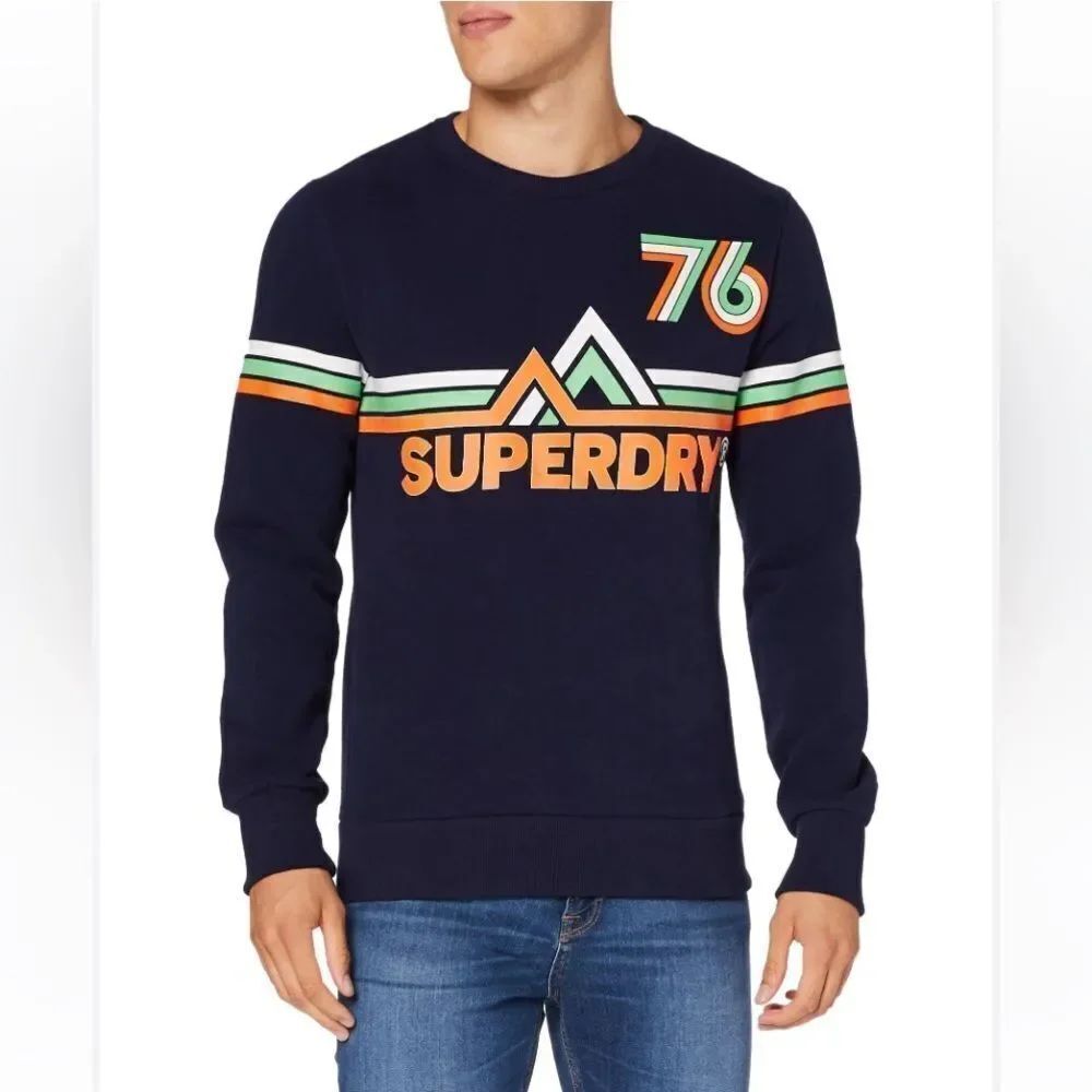Superdry Downhill Racer Crew Sweatshirt Size XL
